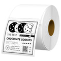 FATCIO 2x2 Thermal Labels Square Direct Thermal Sticker Labels Roll White 2"x2" 1 Roll
