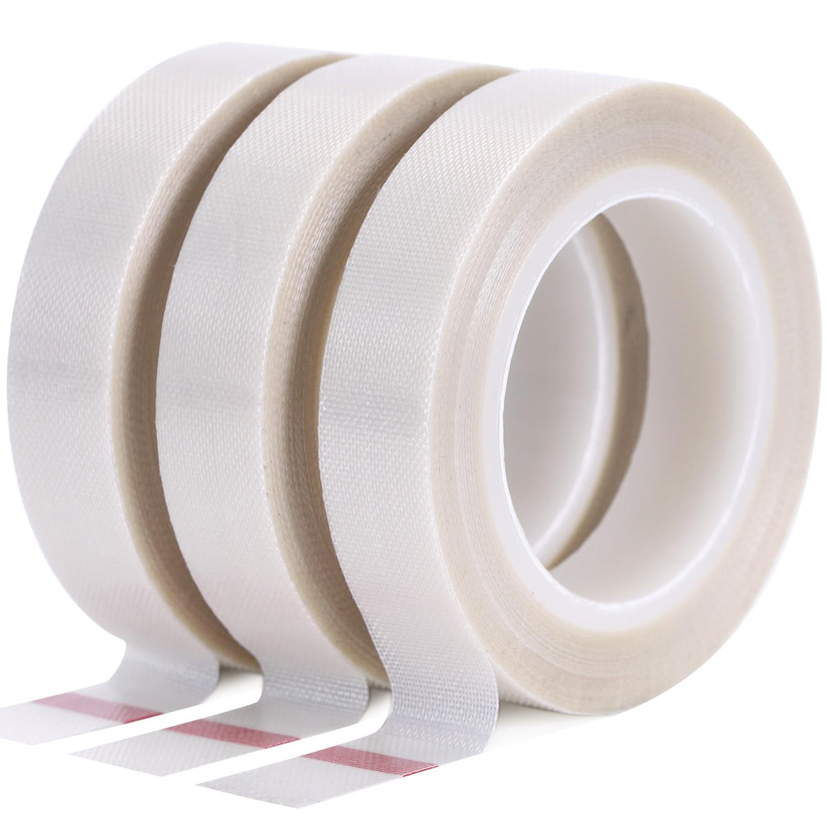 Drawer Slide Tape, Curtain Glide Tape Clear, Low Friction Tape, Silky Surface, Abrasion Resistant Glide Tape, Drag & Noise & Squeak Reduction, 3 Rolls 1/2 Inch x 33 Ft, 99 Ft Total
