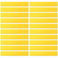 LLPT Dry Erase Magnetic Label Strips, 2" x 12", Yellow, 20 Pack 2" x 12" 20 Pack