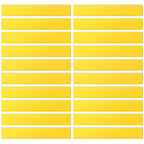 LLPT Dry Erase Magnetic Label Strips, 2" x 12", Yellow, 20 Pack 2" x 12" 20 Pack