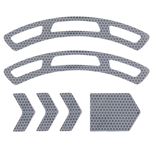 High Visibility Hard Hat Stickers for Helmet Safety, Be Seen, Be Safe! High Vis for Construction Work, Hardhat Decals,Waterproof, Easy Application - Stay Safe in Low-Light Conditions