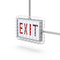 SC900-W2 Universal Mount, Exit Sign Damage Stopper Cage, Protective Polyester Cover Coated Steel Wire Guard, Surface and Conduit Compatible. [NOW INCLUDES IMPROVED MOUNTING HARDWARE]