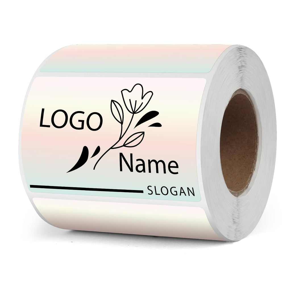 Gradient Thermal Labels 2 × 3 Inch Waterproof Red Stickers 500 PCS Gradient Red