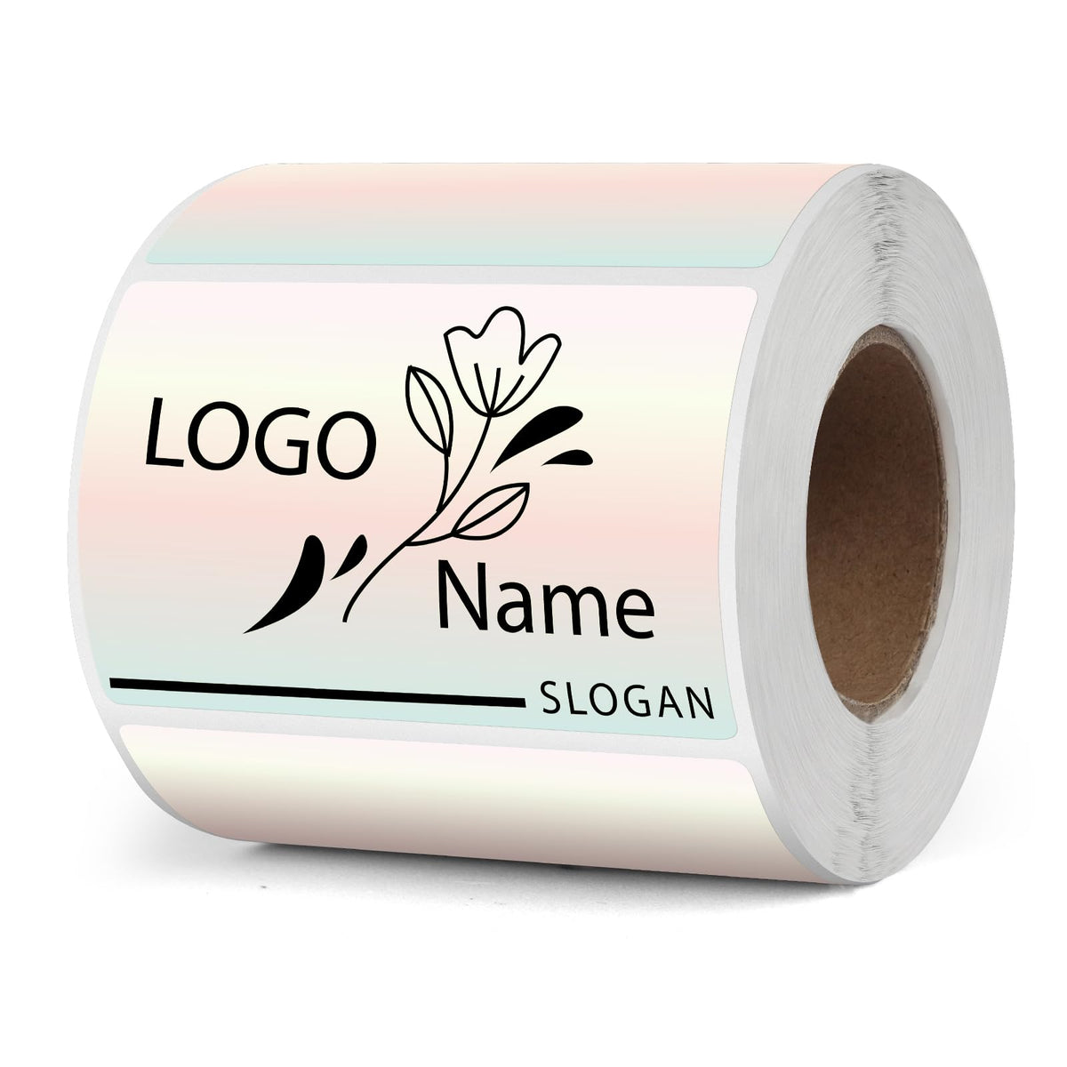 Gradient Thermal Labels 2 × 3 Inch Waterproof Red Stickers 500 PCS Gradient Red
