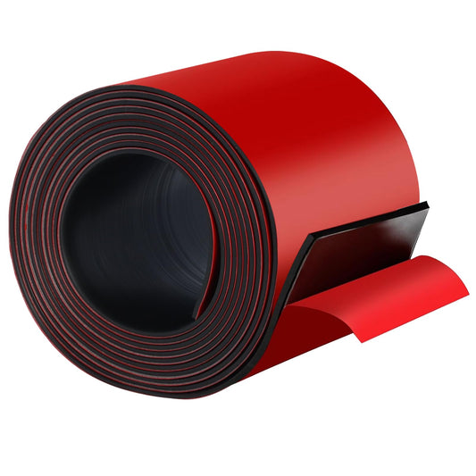 Rubber Strips with Adhesive Backing, 4" W x 1/16" T x 10' L Solid Neoprene Rubber Sheets, Rolls & Strips for DIY Warehouse Flooring, Gasket, Pads, Padding, Matting, Crafts Protection 4" Wide x 1/16" Thick x 10' Long
