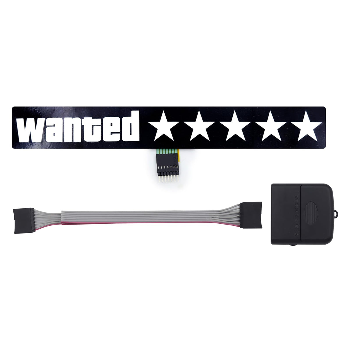 Light Up Decal Wanted Stars Led Stickers 4 Light Mode Glow Panels for Car Auto Window EL Panel Light Decoration