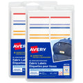 Avery No-Iron Fabric Name Labels, Playful Stripes Preprinted Designs, Handwrite-Only, 2-Pack, 48 Preprinted Labels (21959)