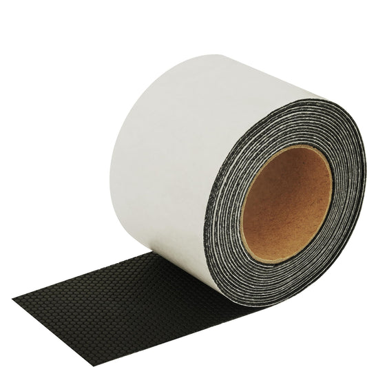 Haloera Rubber Grip Tape for Handle Anti-Slip - Heavy Duty Non-Abrasive Waterproof Tape for Indoor & Outdoor, Contact Surfaces Safer, Comfort, Noise Reduction, Customizable - (Dark Grey, 2In x 10Ft) Dark Grey