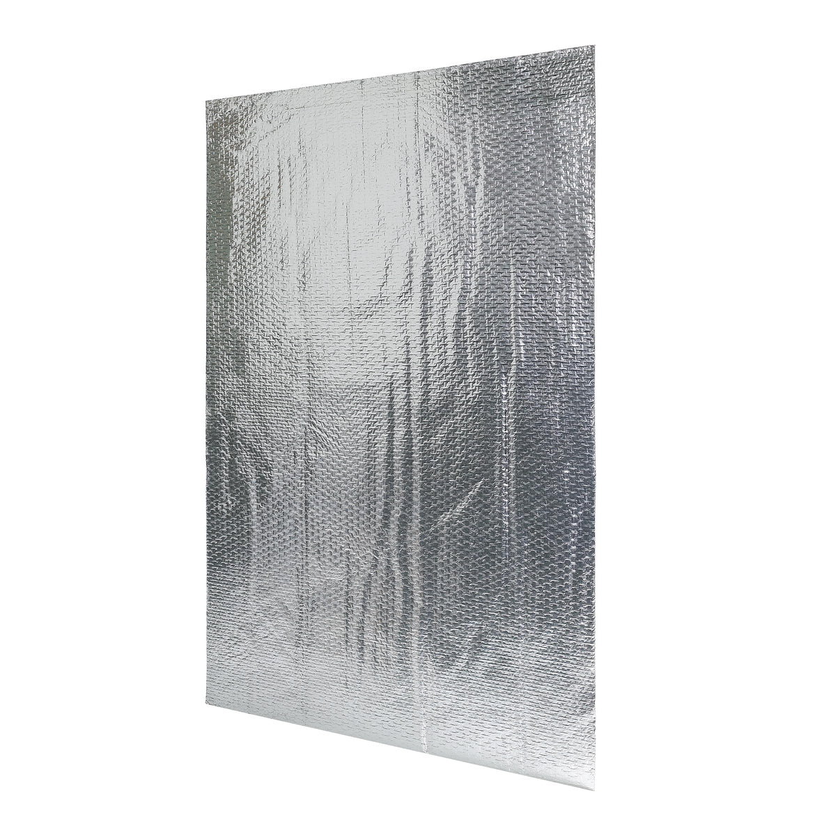 Automotive High Temperature Resistant Heat Shield Mat Aluminum Foil Ceramic Fiber Material Up to 2280℉ for Thermal Protection(Self Adhesive-1/8" X 15" X 24") 1/8" X 15" X 24”