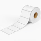 2x1inch Direct Thermal Label Paper for Barcodes, Shipping, 1000 Labels Per Roll White, Compatible with Rollo Label Printer & Zebra Desktop Printers 2" x 1"