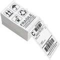LLIKED 3" x 5" Direct Thermal Labels, 500 Fanfold Thermal Shipping Labels
