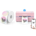 MUNBYN 2 Inch Circle Thermal Sticker Labels and Bluetooth Thermal Label Printer