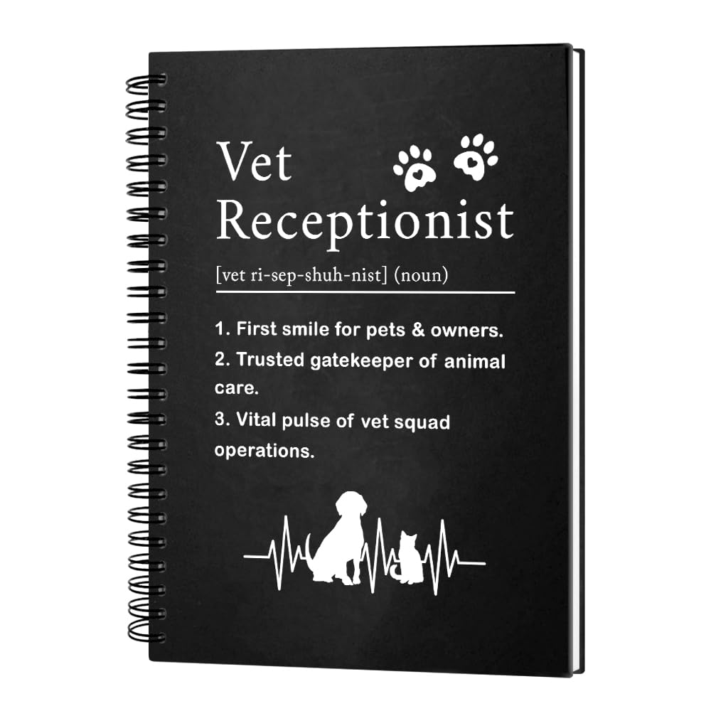 Vet Spiral Notebook Gifts for Veterinary Receptionist Week Tech