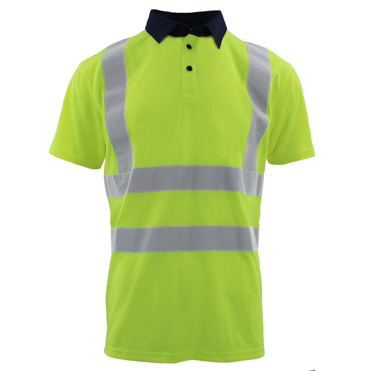 High Visibility T Shirt Reflective Stripes Short Sleeve Work Shirt for Construction Safety T Shirts XX-Large Fg-02s Green