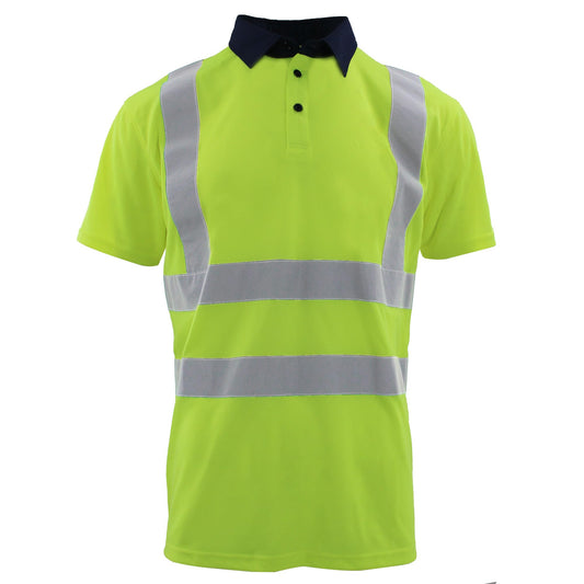 High Visibility T Shirt Reflective Stripes Short Sleeve Work Shirt for Construction Safety T Shirts XX-Large Fg-02s Green