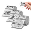 NIIMBOT 3 Roll 50x50mm Round Clear Labels for B1/B2/B21/B3S/Pro Label Maker SET A