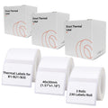 40x30mm (1.57"x1.18") Labels for B1/B21/B3S Label Maker, 3 Rolls 3Rolls-40x30mm