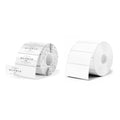2.25 * 1.25 Transparent Thermal Label+2x1 Inch Thermal Labels