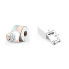 2" Shell Texture Round Thermal Labels 500 Labels/Roll+4x6 Direct Thermal Shipping Labels 500 Labels/Pack