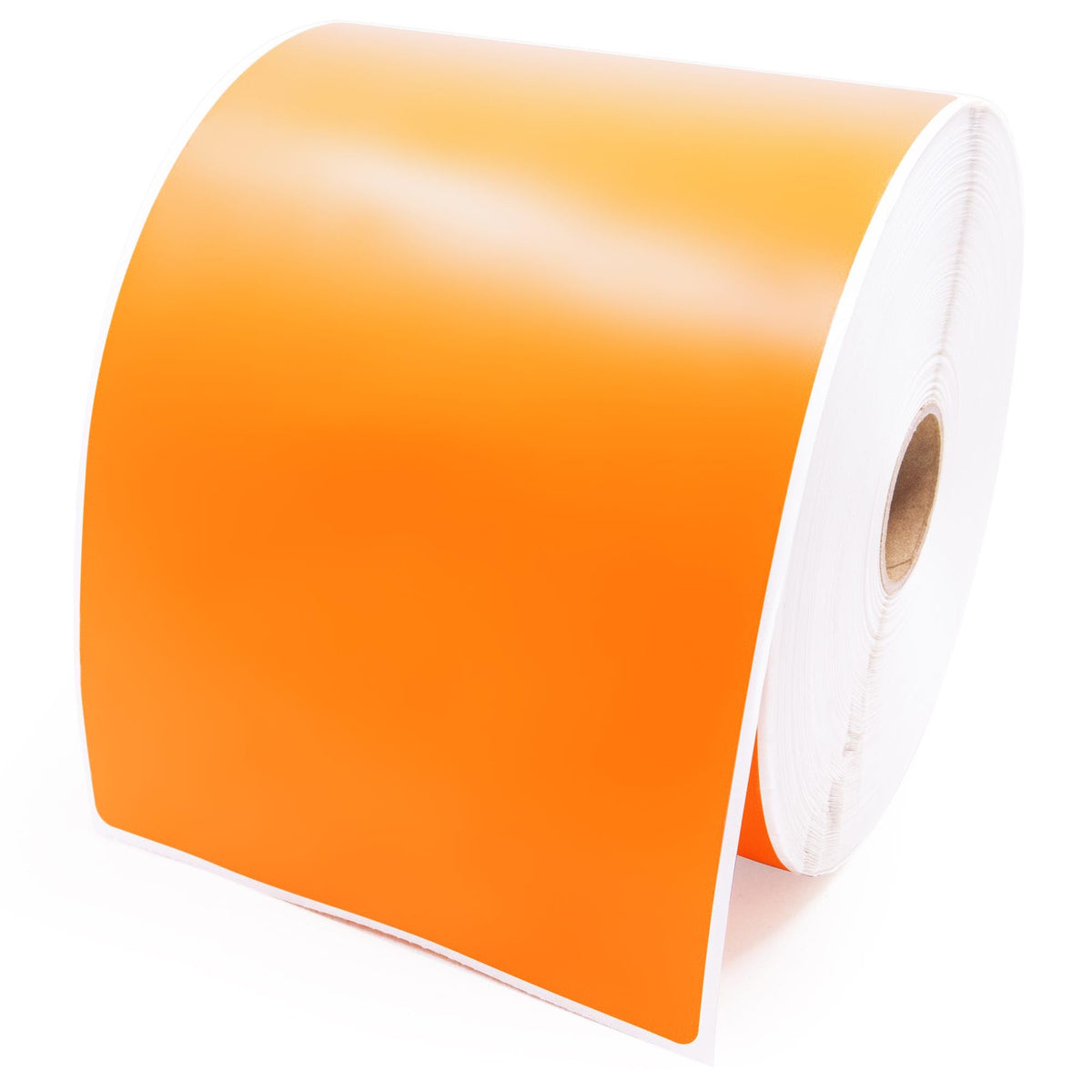 Orange Zebra shipping labels, 4x6 inches, from Labelvalue, designed for shipping and handling with bold zebra pattern.