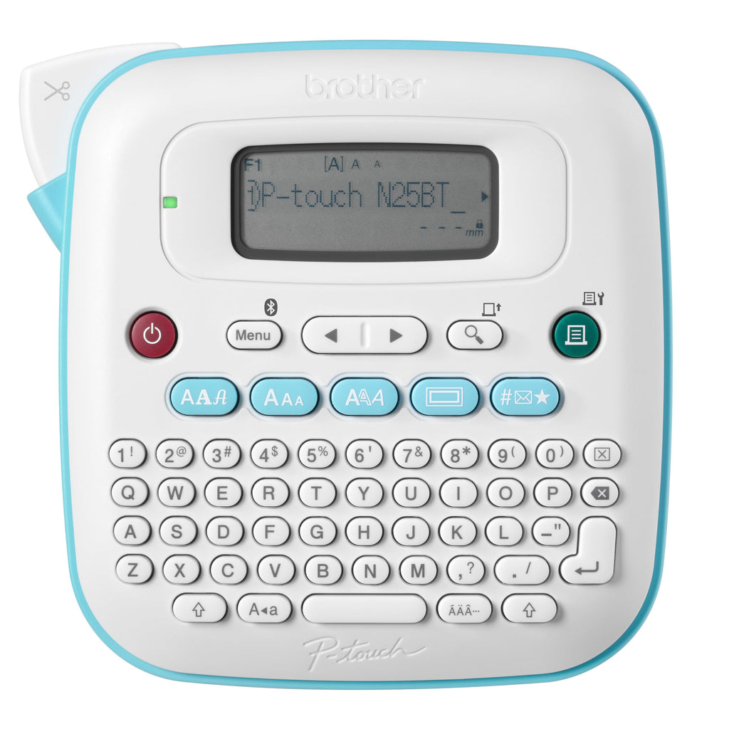Brother P-Touch N25BTV Personal Connected Label Maker, Bundle PTN25BTV3 Bluetooth + 3 Tapes