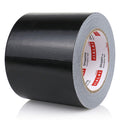 Wide Duct Tape, Industrial Grade 30Yards (90 ft) 4 Inch Black Tape, 9 Mil Heavy-Duty, Waterproof, Strong, Flexible, No Residue, for Crafts & Home Improvement (Black, 4'' x 90ft)