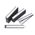 MECCANIXITY Label Holders 1" x 6" C Channel Rubber Magnetic for Metal Shelves Organize, Office File Cabinets Pack of 30 1" x 6"