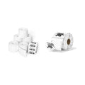 2x1 Thermal Labels 6 Rolls-6,000 Labels+2" Transparent Round Thermal Labels 500 Labels/Roll