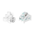 2x1 Thermal Labels 6 Rolls-6,000 Labels+ILH01 Label Holder White