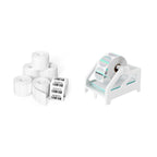 2x1 Thermal Labels 6 Rolls-6,000 Labels+ILH01 Label Holder White