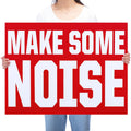 GlikCeil Extra Large Cheer Signs for Competition 18 x 24 Inch,Red Red