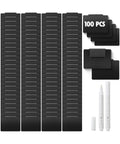 Mr. Pen- Basket Labels Clip On Set, 102 pcs Black