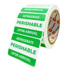 Great Eastern 500 Pcs Refrigerate Perishable Upon Arrival Labels, 3" × 2" Refrigrate Perishable Upon Arrival