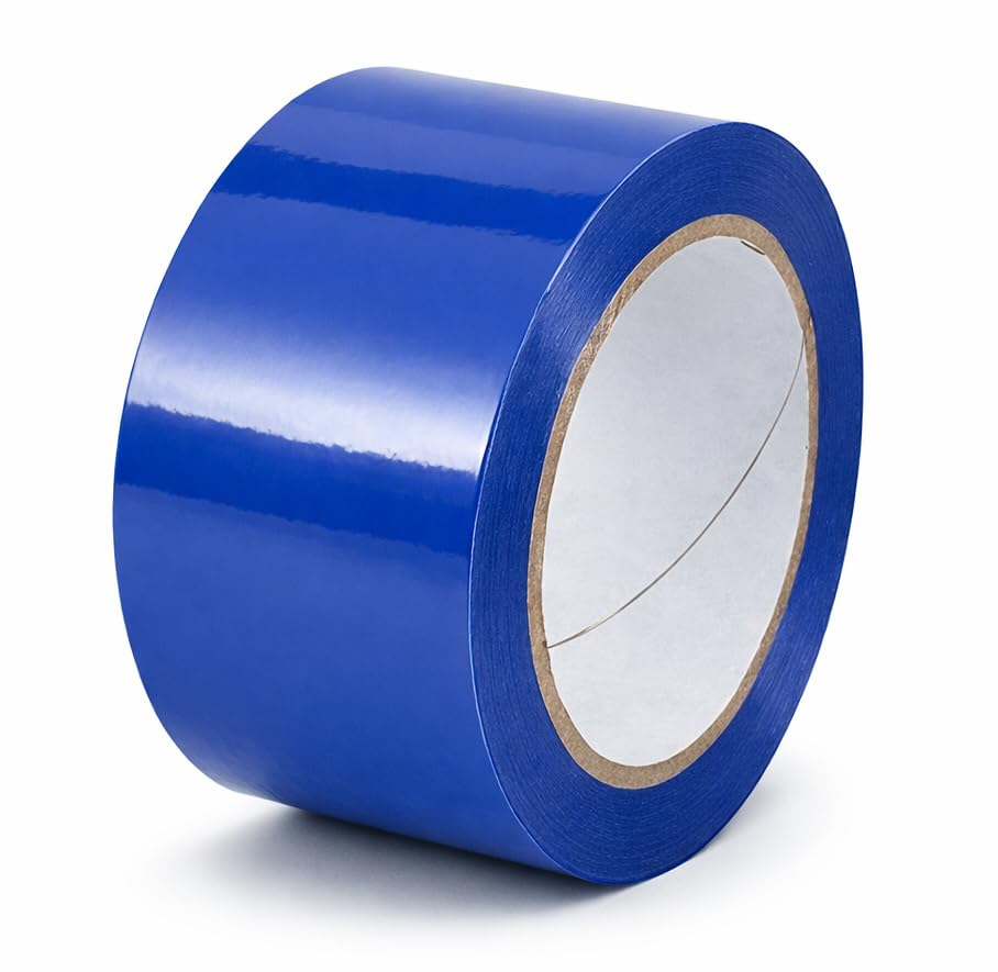 Blue Carton Sealing Tape, Packing Tape, Moving Tape 2" x 110 Yards (2.0 Mil) - Heavy Duty Acrylic Adhesive Tape for Boxes, Moving, Storage, Shipping, Warehouse Color Coding 2" wide x 110 yds Blue 1