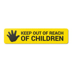300 Count - Keep Out of Reach of Children Labels (1.7 x 0.4 inch, Yellow) Keep out of Reach Stickers for Medications, Pharmacy Instructions 300 Labels