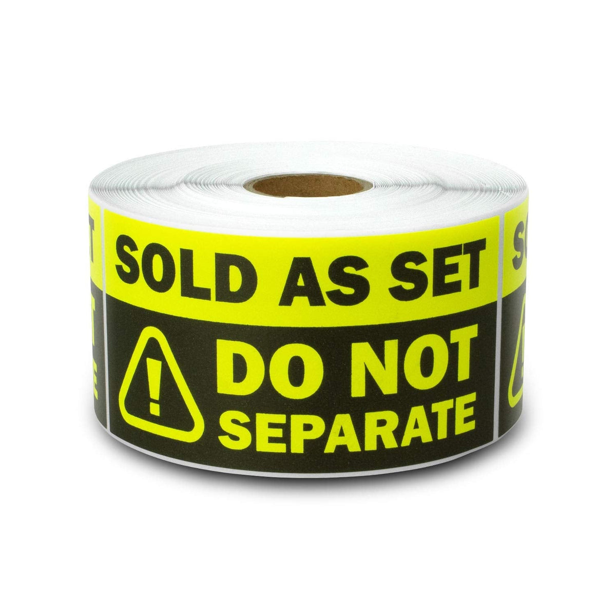 Do Not Separate Sold as Set Stickers, Yellow, 4 x 2 Inch, 300 Count