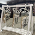 Mini Cookie Rack, Mini Biscuit Holder for Displaying Biscuits, Mini Decorative Biscuit Hanger for Tea Parties/Family Gatherings/Children's Parties, Biscuit Rack with 10 Mini Hangers