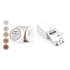 2 Inch Thermal Labels Round+Thermal Direct Shipping Label (Pack of 500 4x6 Fan-Fold Labels)