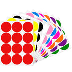2 Inch Large Colored Dot Stickers Big Removable Circle Labels Multicolored 2 Inch