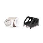2" Round Thermal Labels 150 Labels/Roll+ITPP941ST Label Holder Black