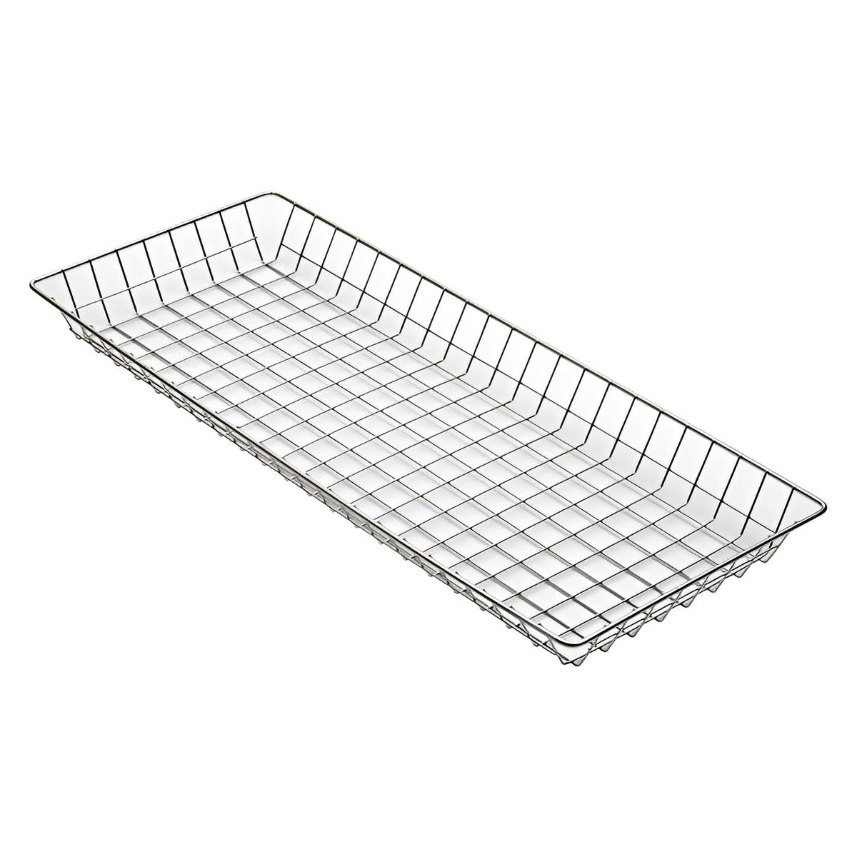 Winco 26" x 10" Clear Wire Bagel/Pastry Basket