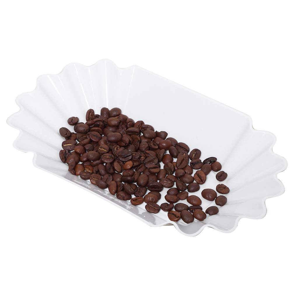 Coffee Beans Cupping Sample Tray Reusable Sample Display Dish White