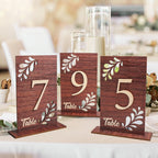 Wedding Table Numbers 1-20 Wooden Table Numbers for Wedding Reception Dark Wood A Number 1-20