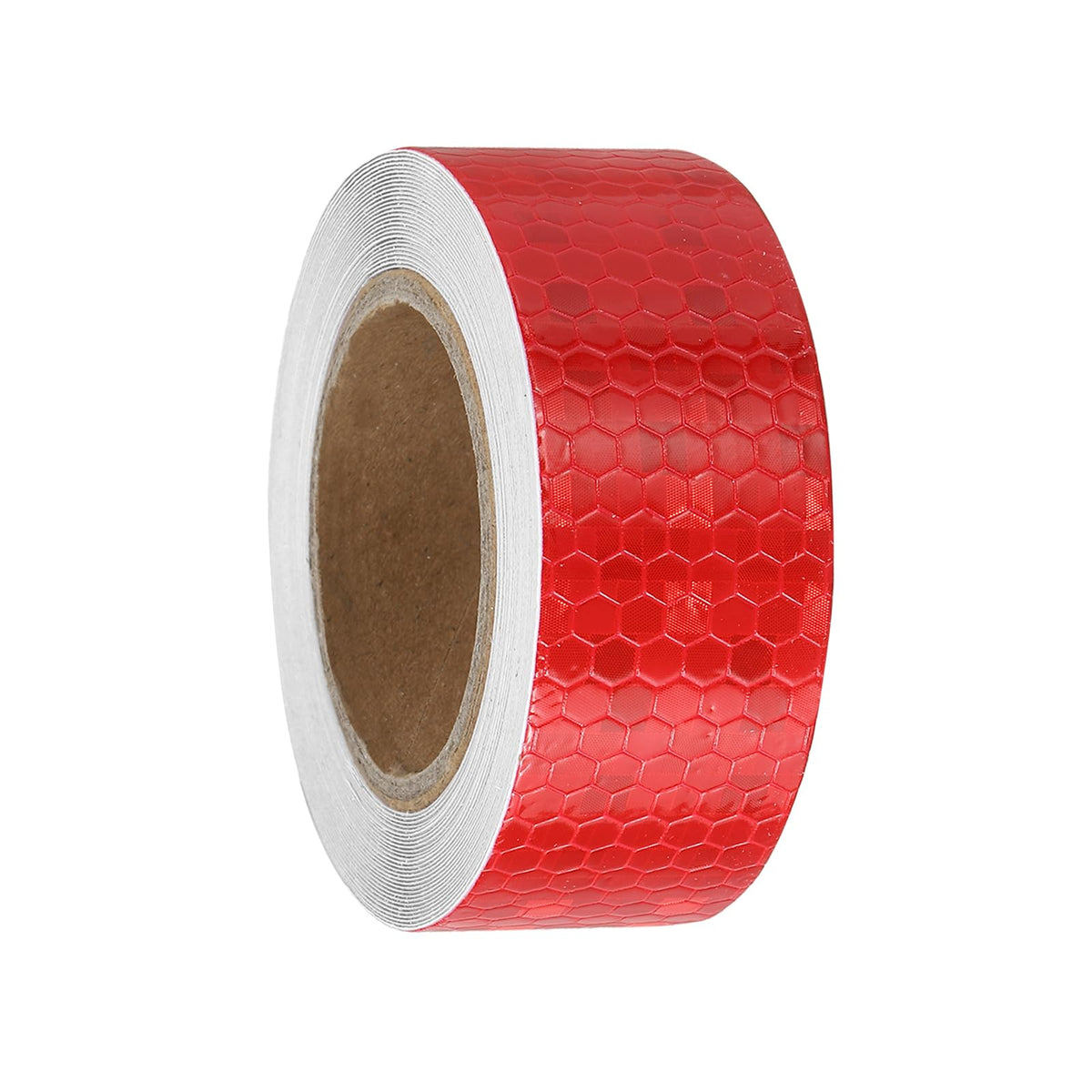 MECCANIXITY Reflective Tape, 1 Inch x 82 ft Self-Adhesive Trailer Reflector Tape Waterproof Warning Safety Sticker High Visibility Night Reflectors, Red 1 Inch x 82 Feet