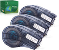 Nylon Cloth Label Compatible for Brady M21-750-499 Label 3 Pack