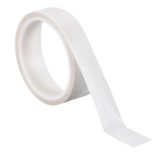 PATIKIL Heat Resistant Tape, 1 Inch x 33 Feet High Temperature Tape PTFE Adhesive High Heat Tape Waterproof for Vacuum Sealer Machine Insulation Protection, White, 0.13mm Thick