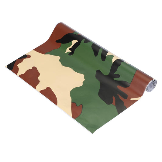 PATIKIL Camo Roll 12" x5ft, Digital Camo Vinyl Wraps Self Adhesive Camouflage Pattern Car Sticker for Covering Bows, Cameras, and Other Hunting Accessories, Army Yellow 12"x5ft