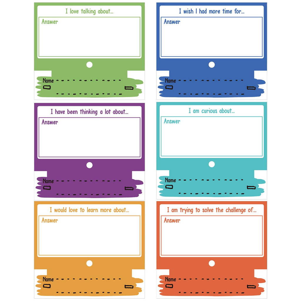 300 Pcs Name Tag Stickers Team Building Game Work Conference