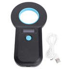 Pet Microchip Scanner Dual Frequency OLED 128 Records