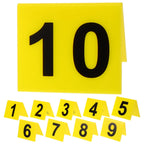 Cabilock Table Numbers from 1-10, Acrylic Double Side Numbered Table Tents
